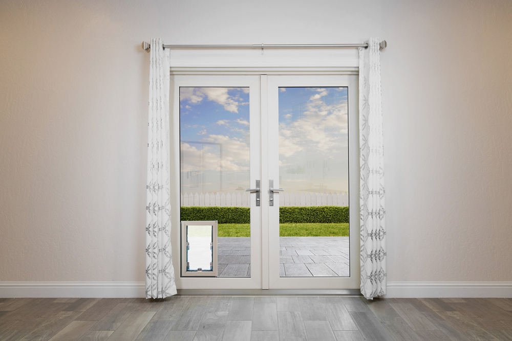 Patio Doors with Pet Doors